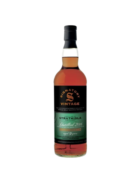 Strathisla 9 ans 2016 - 1St Fill PX The Un-chillfiltered Signatory Vintage - Whisky 46%