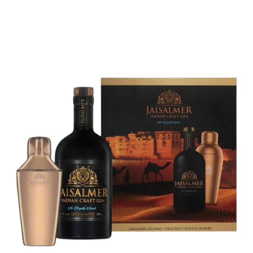 Jailsamer Indian Craft Gin - Coffret Shaker - Gin 43%