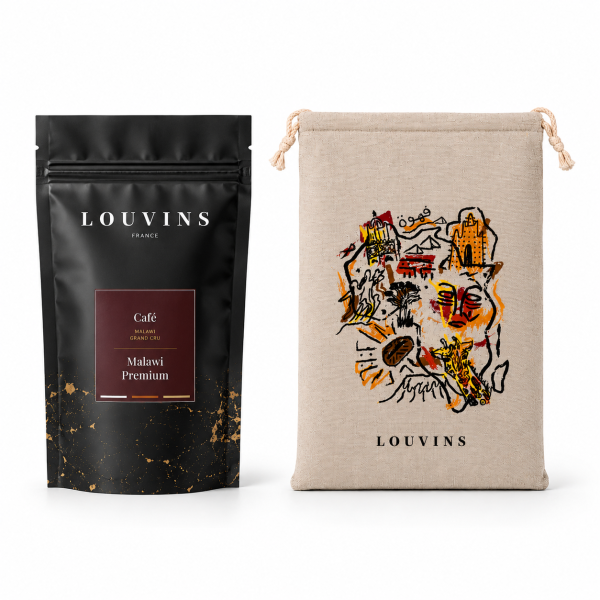 Malawi Premium Grand Cru with African Pouch - Limited Edition 250g | Louvins