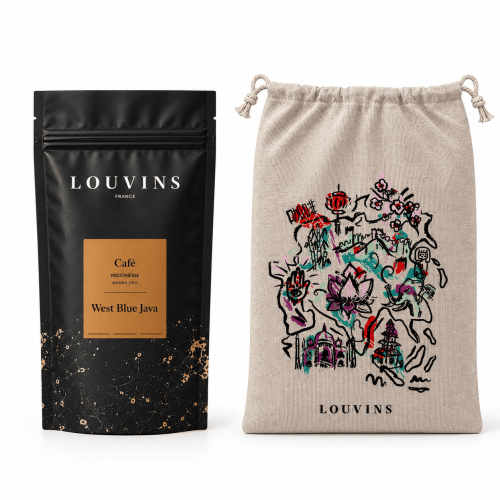 West Blue Java Grand Cru with Asian Pouch