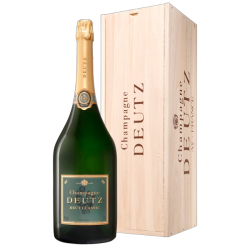 Champagne Deutz -Brut Classic -Caisse bois - Mathusalem - Champagne AOC