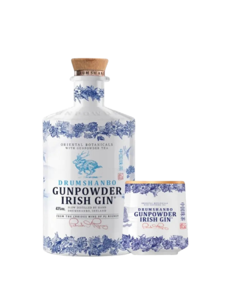 Drumshanbo Gunpowder - Céramique Coffret 1 Tasse - Irish Gin 43%