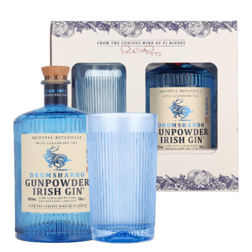Drumshanbo Gunpowder - Coffret 1 verre - Irish Gin, 43%