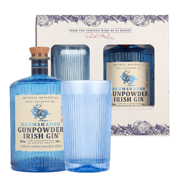 Drumshanbo Gunpowder - Box of 1 glass - Irish Gin, 43%