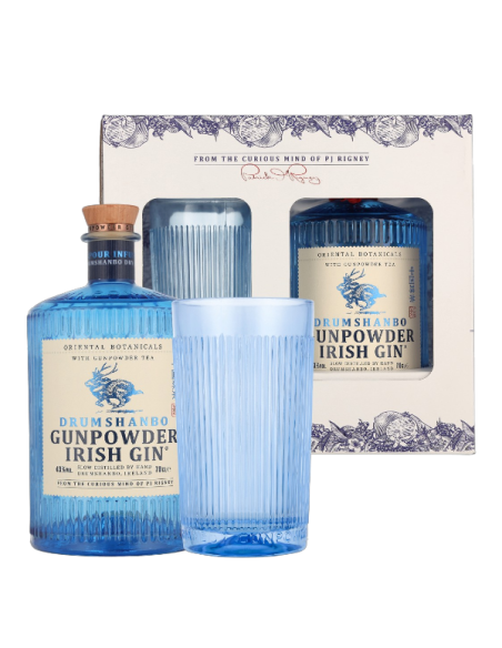 Drumshanbo Gunpowder - Box of 1 glass - Irish Gin, 43%