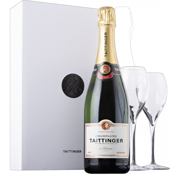 Taittinger - Brut Prestige - Gift Set of 2 Flutes - Champagne AOC