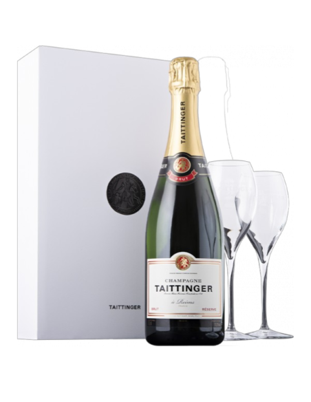 Taittinger - Brut Prestige - Gift Set of 2 Flutes - Champagne AOC