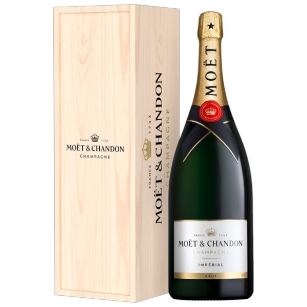 Moët & Chandon - Magnum - Brut Impérial - Wooden Case - Champagne AOC