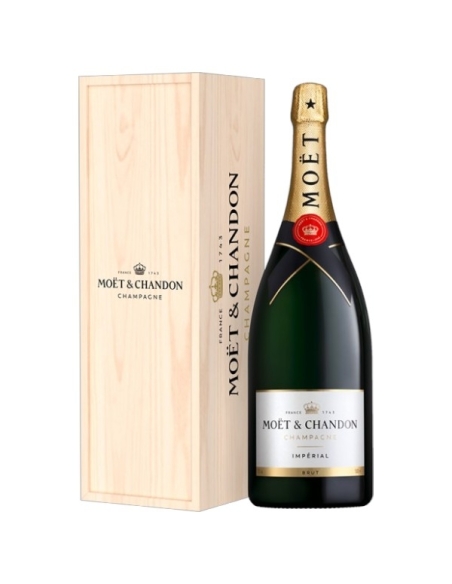 Moët & Chandon - Magnum - Brut Impérial - Caisse bois - Champagne AOC