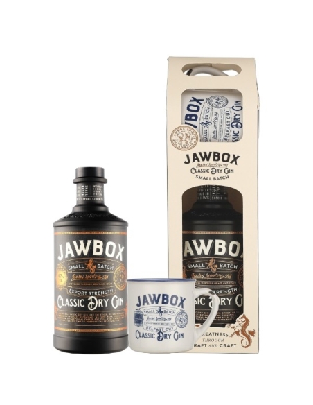 Jawbox - Small Batch Export Strength + Tasse - Irish Gin 47%