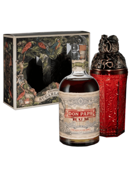 Don Papa - Single Island Rum Gift Set + Shaker - Rum 40%