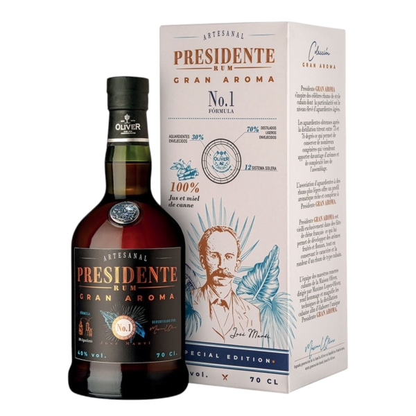 Presidente - Gran Aroma - Etui - Rhum 40%
