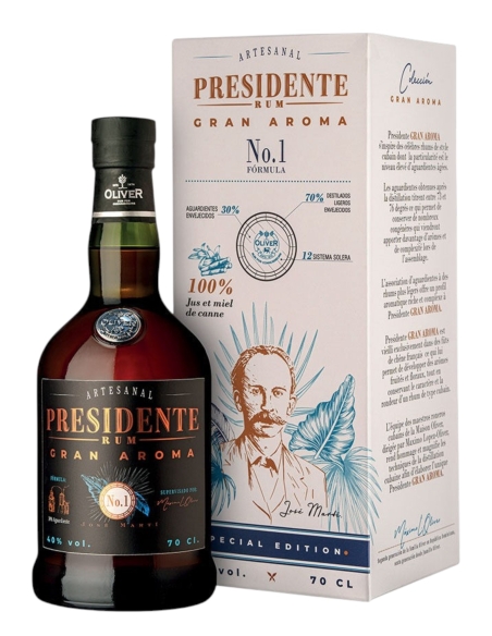 Presidente - Gran Aroma - Etui - Rhum 40%