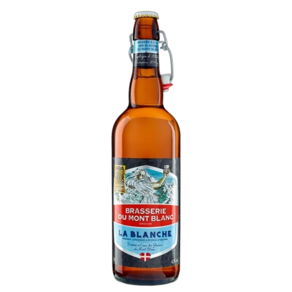 Brasserie du Mont-Blanc - Bière blanche 75cl - Bière 4,7%