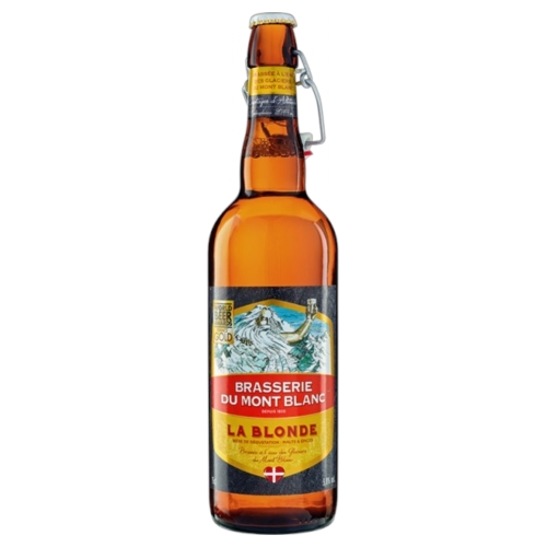 Brasserie du Mont-Blanc - Blonde du Mont-Blanc 75cl - Bière blonde 5,8%
