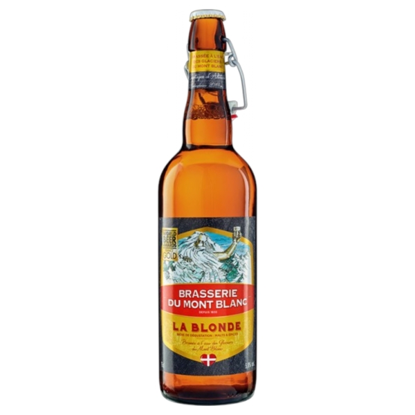 Brasserie du Mont-Blanc - Blonde du Mont-Blanc 75cl - Blonde Beer 5.8%