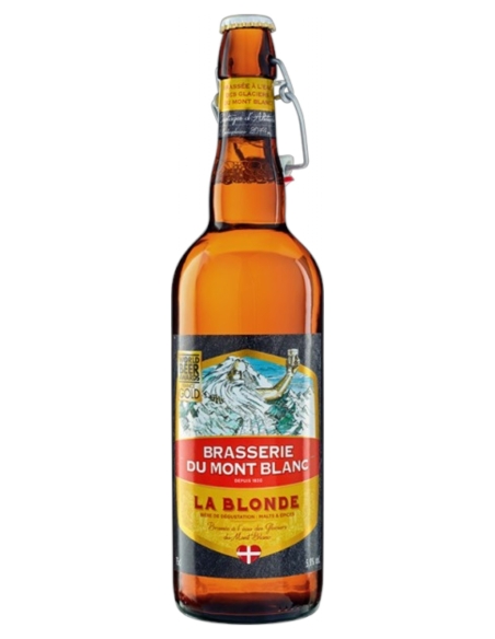 Brasserie du Mont-Blanc - Blonde du Mont-Blanc 75cl - Blonde Beer 5.8%