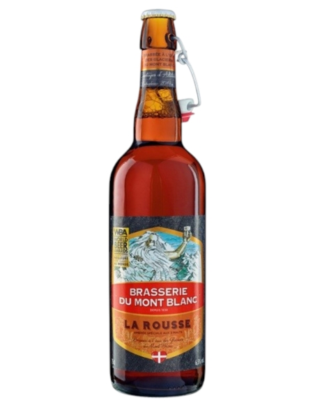Brasserie du Mont-Blanc - Rousse du Mont-Blanc 75cl - Bière rousse 6,5%