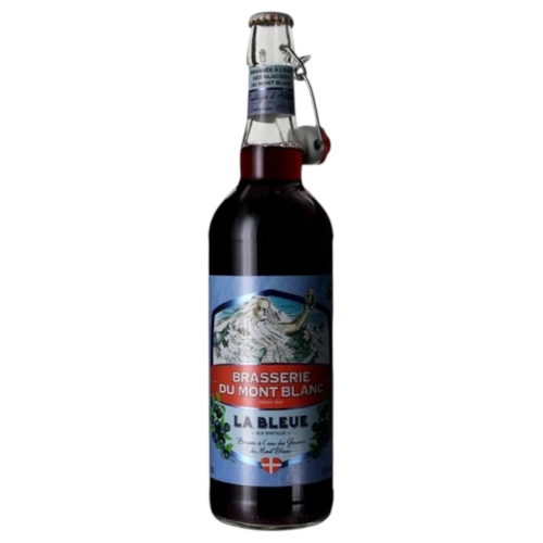 Brasserie du Mont-Blanc - Bleue du Mont-Blanc 75cl - Bière aromatisée 5,8%
