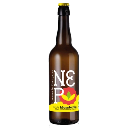Brasserie Nepo - Bière blonde bio 75cl - Bière blonde 5,2%