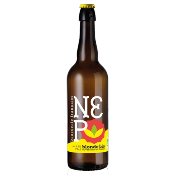 Brasserie Nepo - Organic blonde beer 75cl - Blonde beer 5.2%