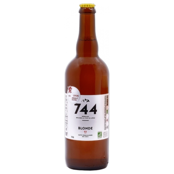 Brasserie 744 - Bière blonde 75cl - Bière 5,5%