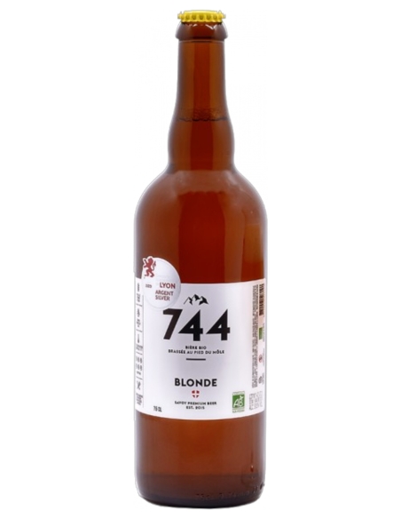 Brasserie 744 - Blonde beer 75cl - 5.5% beer