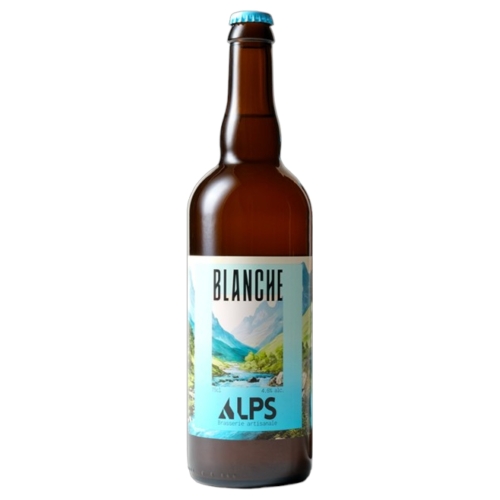Brasserie Alps - Bière blanche 75cl - Bière blanche 4,6%