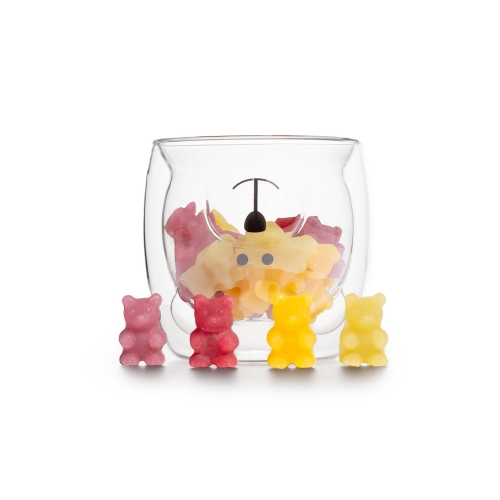Bonbons à infuser + verre ourson