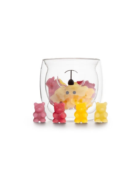 Bonbons à infuser + verre ourson