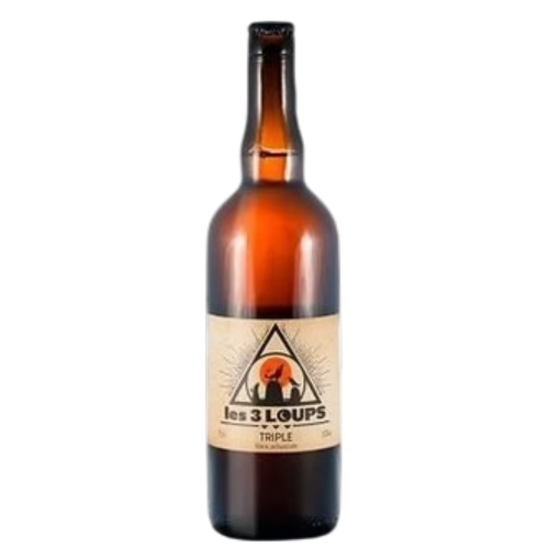 Brasserie Les 3 loups - Les 3 Loups Triple 75cl - Bière blonde 8,5%