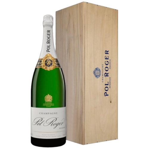 Pol Roger - Brut Réserve - Wooden Case - Jeroboam - Champagne AOC