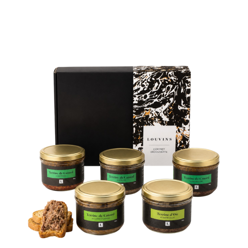 Coffret 5 Terrines Gourmandes 5x180g | Louvins