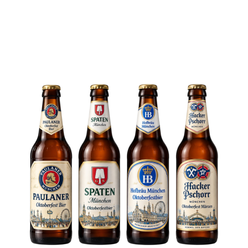 Oktoberfest 2026 Gift Set – 4 Munich Beers (50cl) – Beers