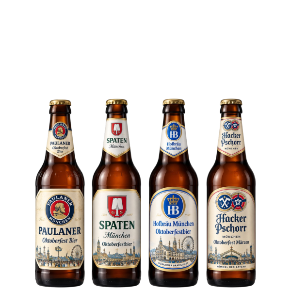 Oktoberfest 2026 Gift Set – 4 Munich Beers (50cl) – Beers