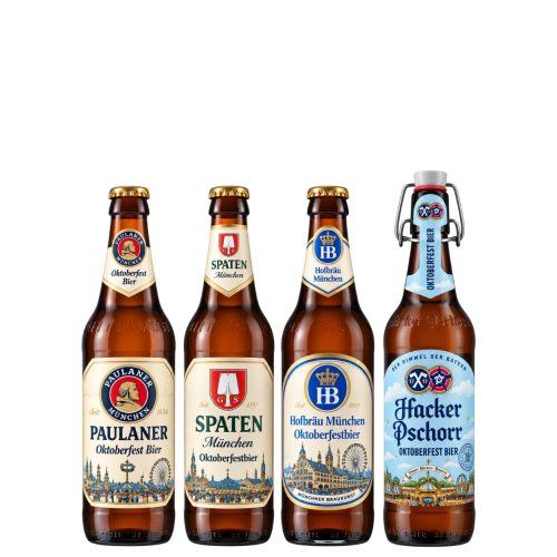 Oktoberfest 2026 Gift Set – 4 Munich Beers (50cl) – Beers