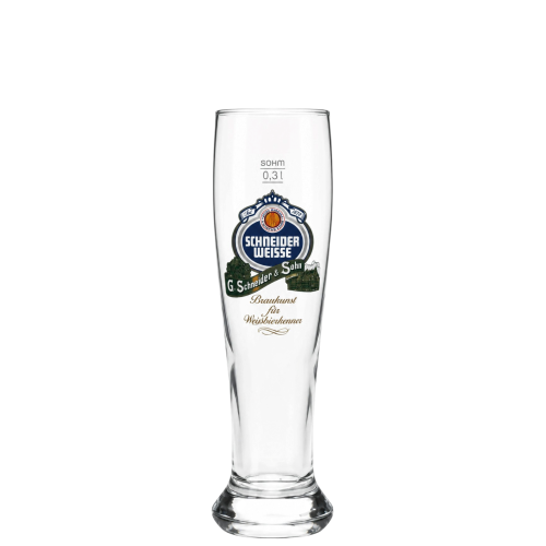 Schneider Weisse – Verre à Bière Blanche 30cl - Louvins