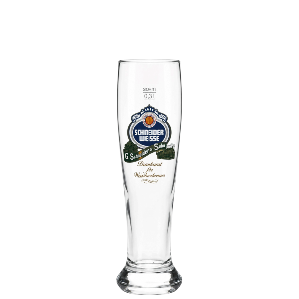 Schneider Weisse – Verre à Bière Blanche 30cl - Louvins