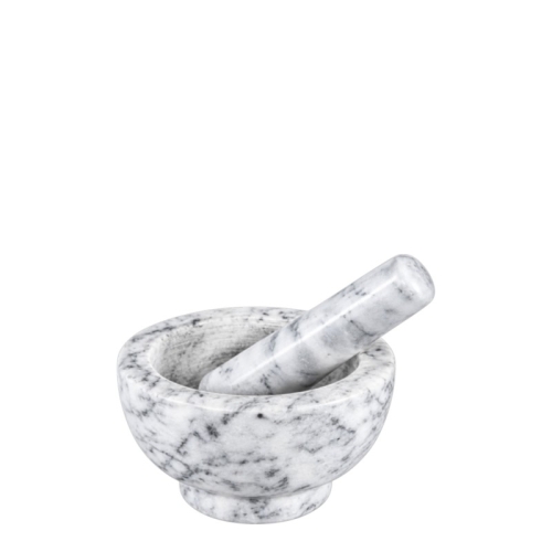 White Marble Mortar & Pestle – 16 cm - Louvins