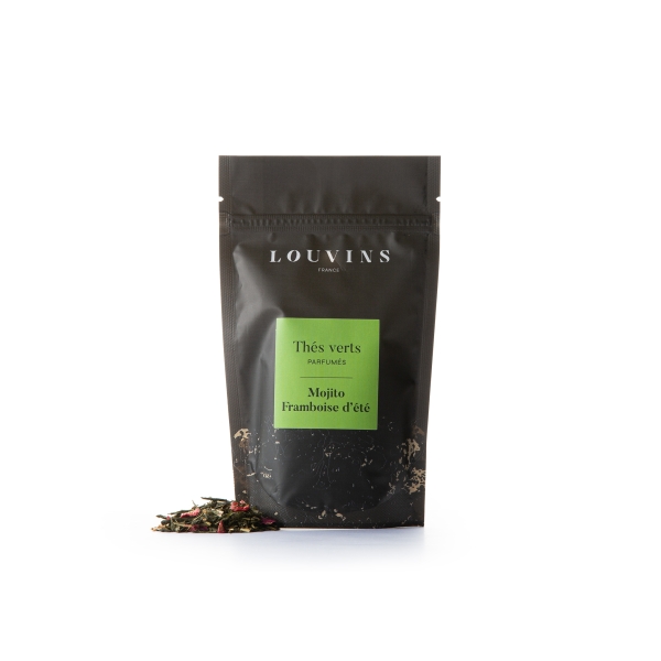 Flavoured green tea - Summer Raspberry Mojito