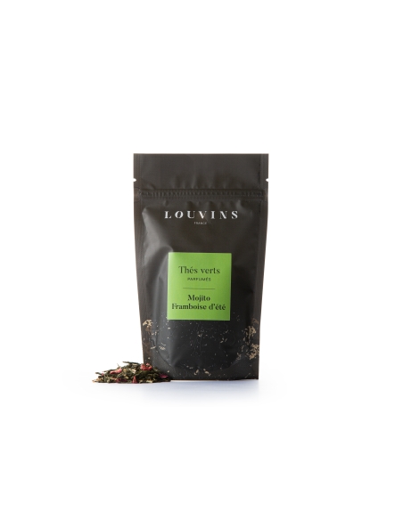 Flavoured green tea - Summer Raspberry Mojito