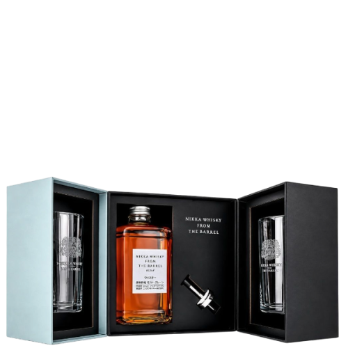 Nikka From the Barrel + 2 verres - Coffret Cube - Whisky Japonais 51,4%