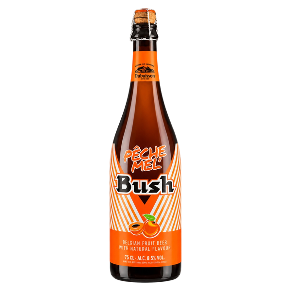 Brasserie Dubuisson - Pêche Mel Bush 75cl - bière ambrée fruitée 8,5%