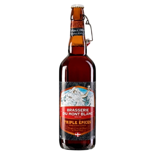Brasserie du Mont-Blanc - Triple Spices 75cl - Flavored amber beer 7.2%