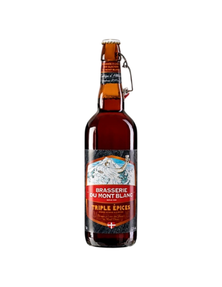 Brasserie du Mont-Blanc - Triple Spices 75cl - Flavored amber beer 7.2%