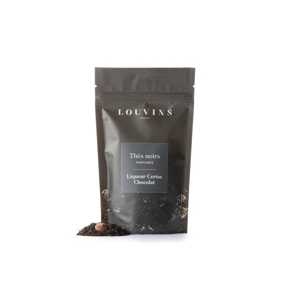 Thé noir parfumé - Liqueur Cerise Chocolat