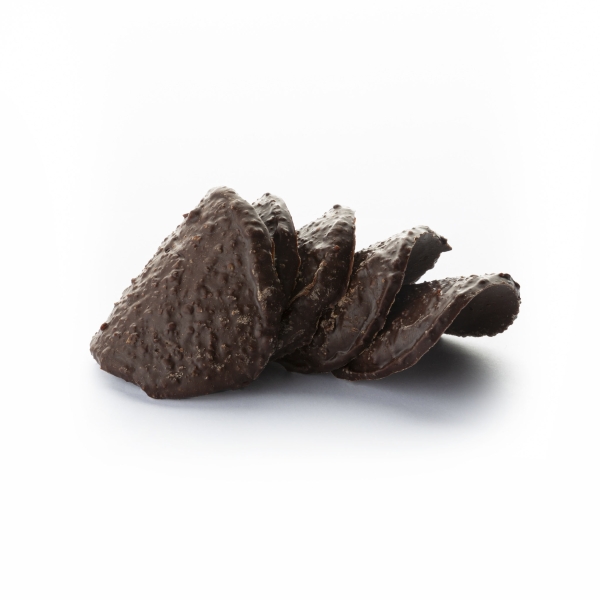 Tuiles feuilletines croustillantes au chocolat noir