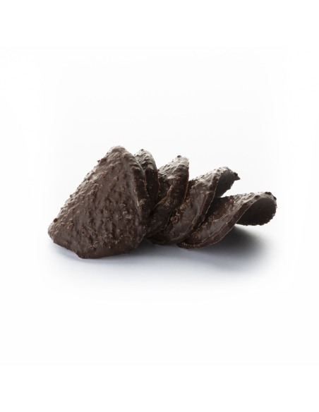 Tuiles feuilletines croustillantes au chocolat noir