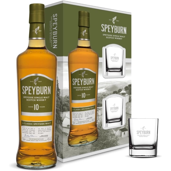 Speyburn Bradan Orach, Whisky 40%, coffret 2 verres