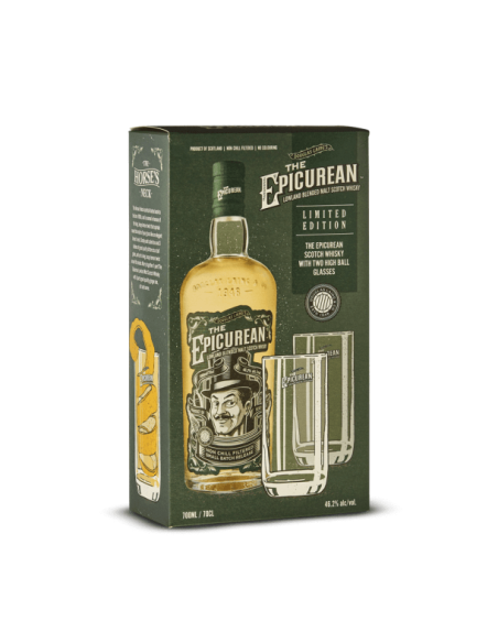 The Epicurean, Whisky 46,2%, coffret 2 verres